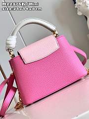 Louis Vuitton Capucines Pink Mini M20708 Bag - 6