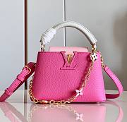 Louis Vuitton Capucines Pink Mini M20708 Bag - 1