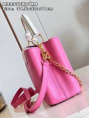 Louis Vuitton Capucines Pink MM M20708 Bag - 3