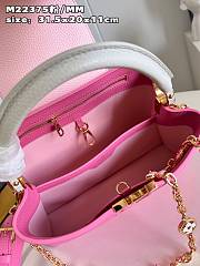 Louis Vuitton Capucines Pink MM M20708 Bag - 4