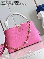 Louis Vuitton Capucines Pink MM M20708 Bag - 6