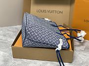 Louis Vuitton Neverfull MM Monogram Blue Bag  - 3