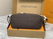 Louis Vuitton Neverfull MM Monogram Brown Bag - 4