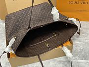 Louis Vuitton Neverfull MM Monogram Brown Bag - 2