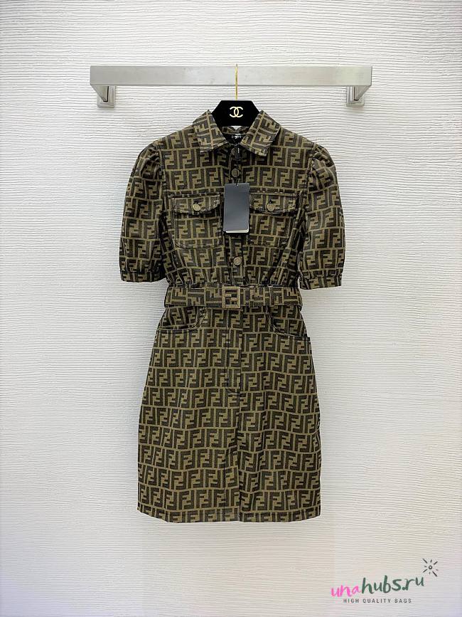 Fendi FF monogram dress - 1