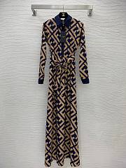 Fendi FF monogram long dress  - 1