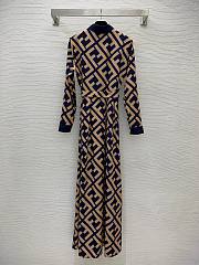 Fendi FF monogram long dress  - 3