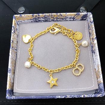 Dior pearl gold bracelet 