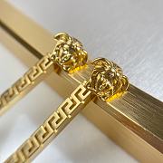 Versace long gold earings  - 5