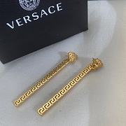 Versace long gold earings  - 4