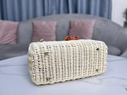 Dior Lady Rattan Brown Bag - 6