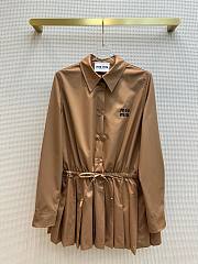 Miumiu brown dress  - 1