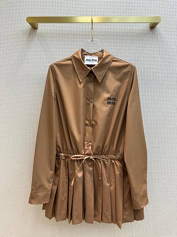 Miumiu brown dress 