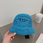 Prada rattan round hats ( 5 colors) - 3