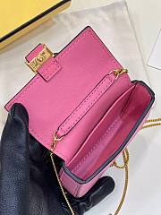 Fendi Nano Pink Baguette Charm - 3