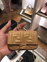 Fendi Nano Beige Baguette Charm - 4