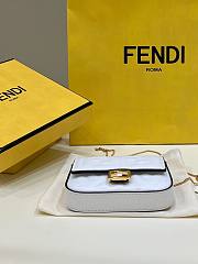 Fendi Nano White Baguette Charm - 5