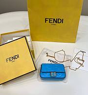 Fendi Nano Blue Baguette Charm - 1