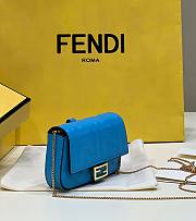 Fendi Nano Blue Baguette Charm - 6