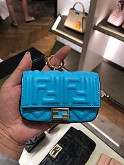 Fendi Nano Blue Baguette Charm - 5