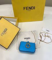 Fendi Nano Blue Baguette Charm - 4