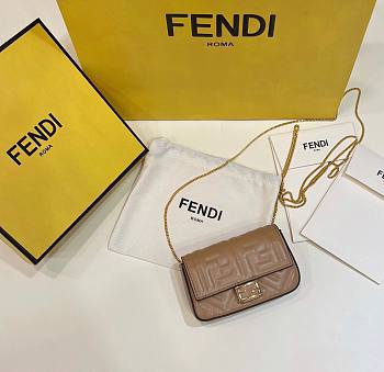 Fendi Nano Beige Baguette Charm