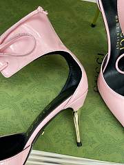 Gucci mid-heel pink patent pump - 3