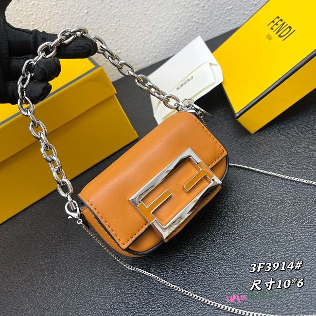 Fendi x Tiffany Nano Orange Baguette Charm - 1