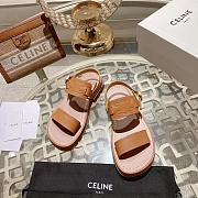 Celine Clea Triomphe Tan Sandal  - 2