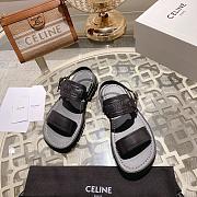 Celine Clea Triomphe Black Sandal - 5