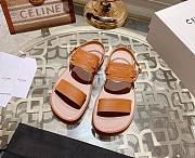 Celine Clea Triomphe Tan Sandal  - 1