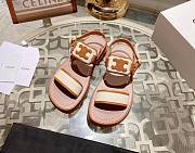 Celine Clea Triomphe Tan Sandal 02 - 1