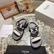 Celine Clea Triomphe Black Sandal 02 - 5