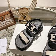 Celine Clea Triomphe Black Sandal 02 - 4