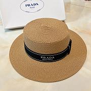 Prada Natural Straw Round Hat ( 4 colors) - 4