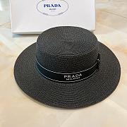 Prada Natural Straw Round Hat ( 4 colors) - 3