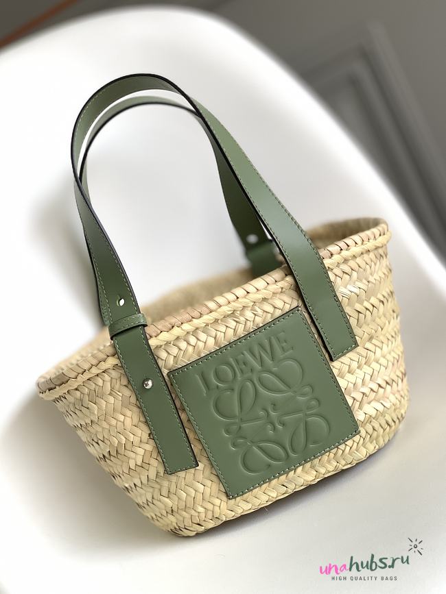 Loewe Medium Woven Anagram Basket Bag - 1