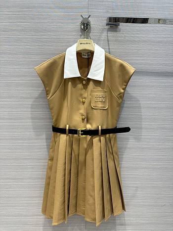 Miumiu beige dress 