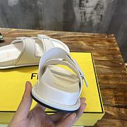 Fendi white sandal slippers - 6