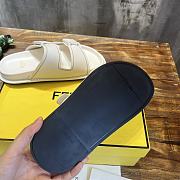 Fendi white sandal slippers - 3