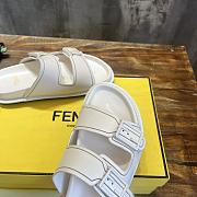 Fendi white sandal slippers - 2