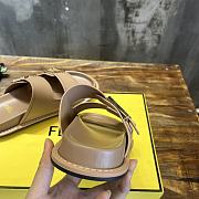 Fendi beige sandal slippers - 4