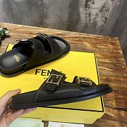 Fendi black sandal slippers - 5