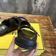 Fendi black sandal slippers - 3