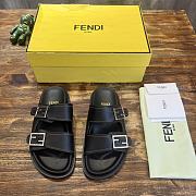 Fendi black sandal slippers - 2