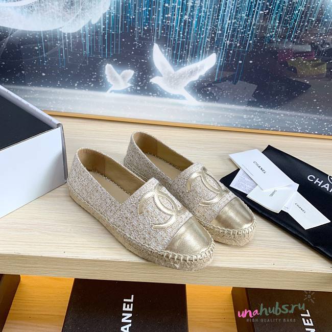 Chanel Espadrilles gold - 1