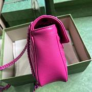 Gucci GG Marmont hot pink shoulder bag - 6