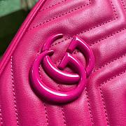 Gucci marmont matelassé pink crossbody bag - 2