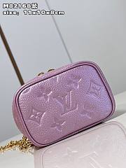 Louis Vuitton Micro Vanity Pink Leather Bag - 3