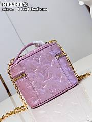 Louis Vuitton Micro Vanity Pink Leather Bag - 4